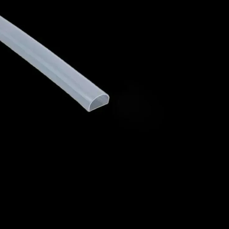 Bande d'étanchéité en caoutchouc de silicone en forme de D, 1 m, autocollante, haute température, pour porte et fenêtre, isolation phonique