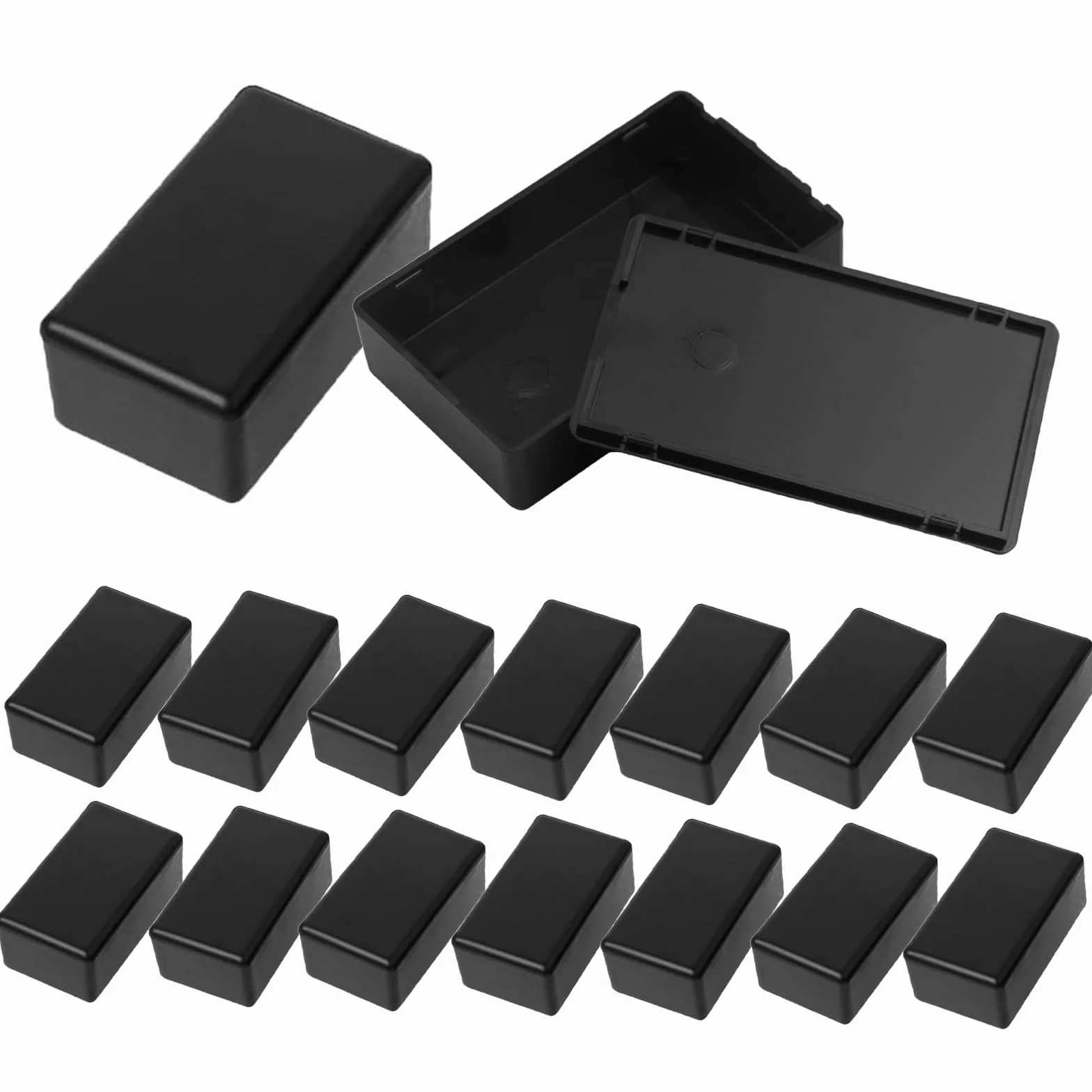 Boîtes de dérivation étanches plastique noir 60 x 36 x 25 mm Lot de 16