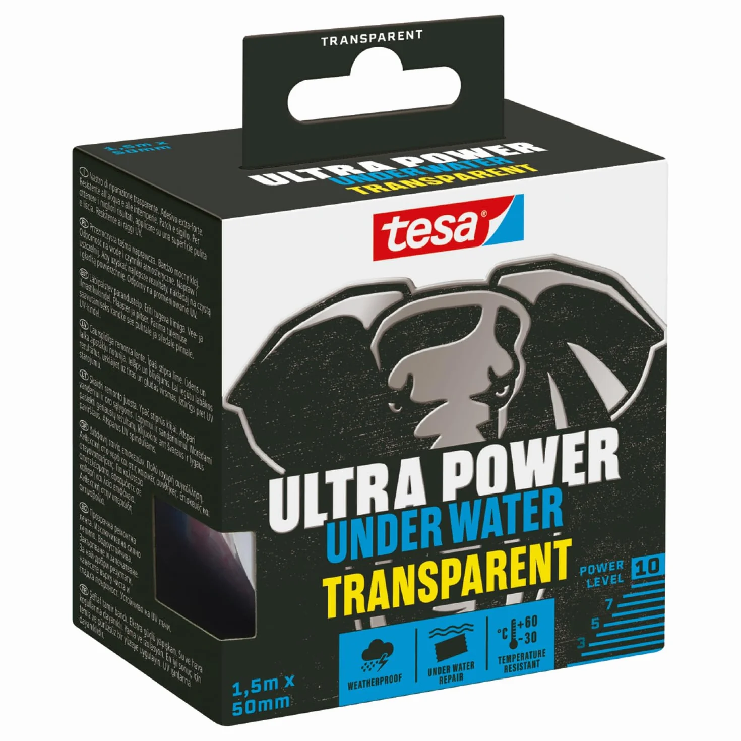 Ruban Adhésif Imperméable tesa Ultra Power Transparent 1,5 m x 50 mm